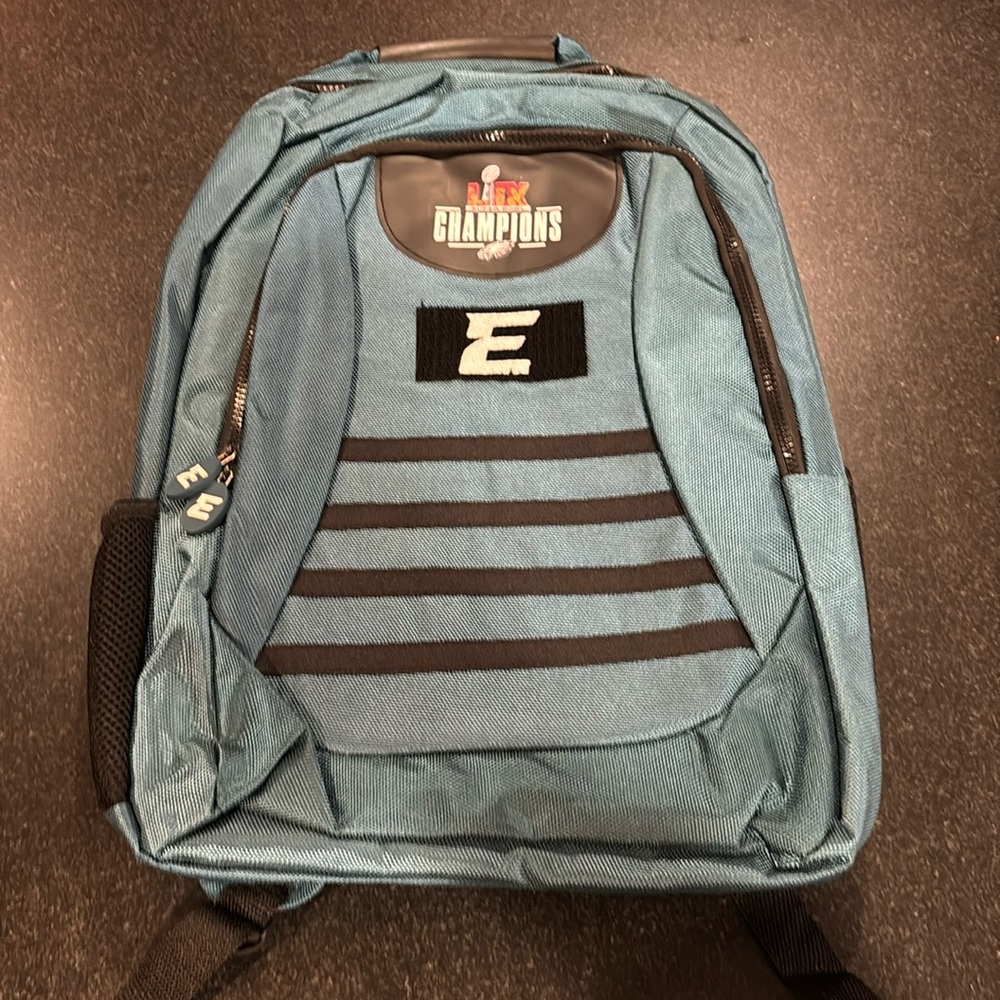Philadelphia Eagles Green Super Bowl Backpack, exclusive merchandise, brand new
